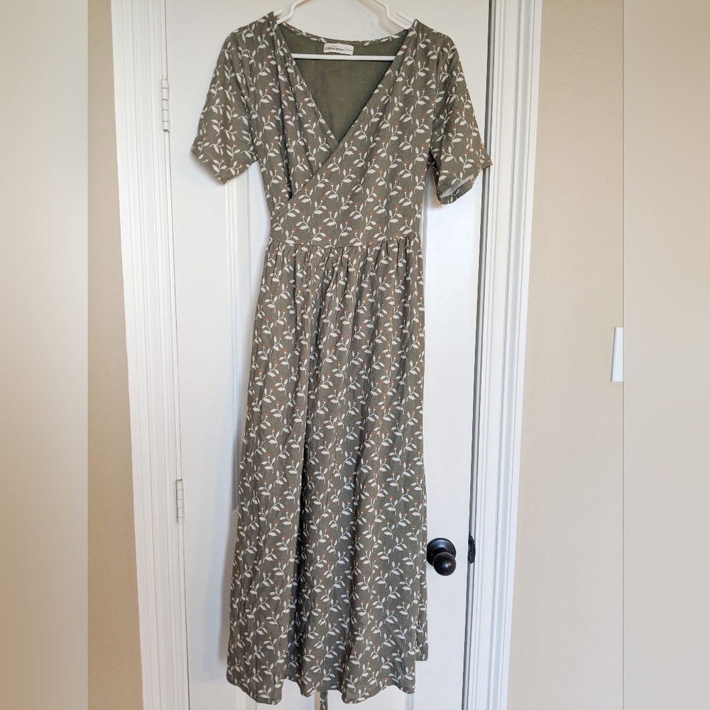 Little Cottonwood linen wrap dress